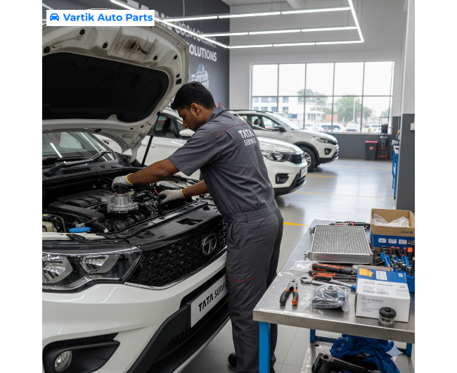 Complete Tata Exhaust System Spare Parts Solutions Indirapuram - Exhaust Pipe, Silencer, Catalytic Converter Replacement | Vartik Auto Parts